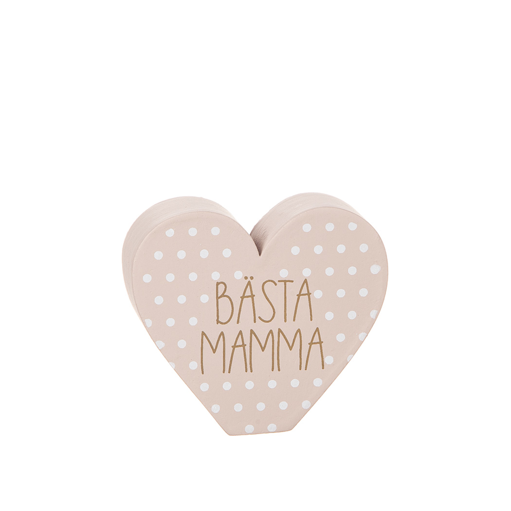 Hjärta "Bästa mamma"