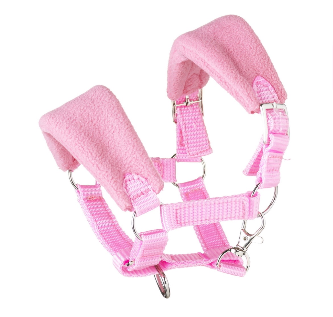 grimma rosa till käpphäst
