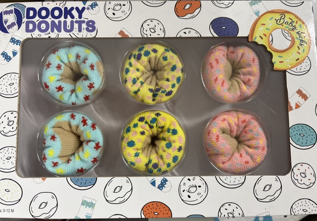 3-pack Donut-strumpor barn 0-12 mån