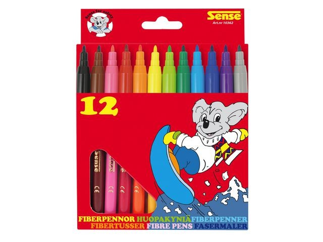 Tuschpennor 12 pack